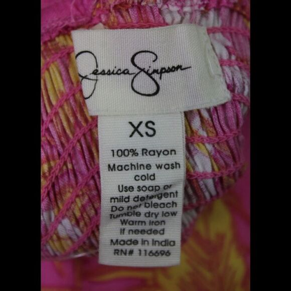 Jessica Simpson Sleeveless V-neck Maxi Rayon XS Dress NWT. - Picture 7 of 9